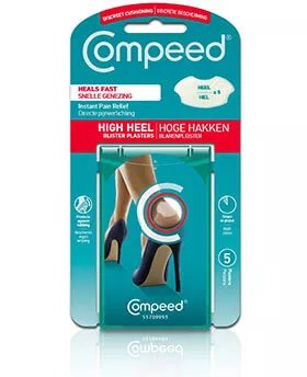 COMPEED® plāksteri tulznām nēsāšanai augstpapēžu kurpēs